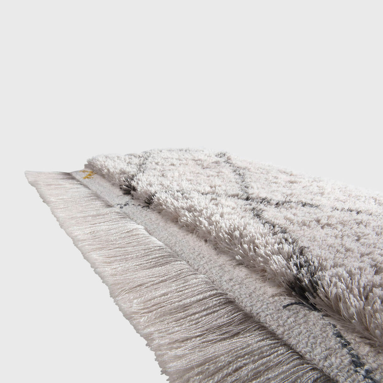 Pasha Berber Rug, Cream Gunmetal